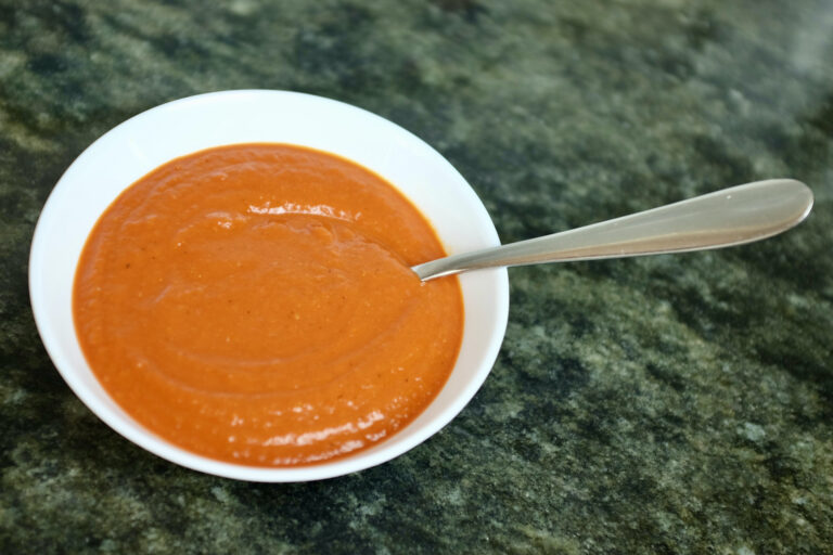 spicy paste of roasted red bell peppers