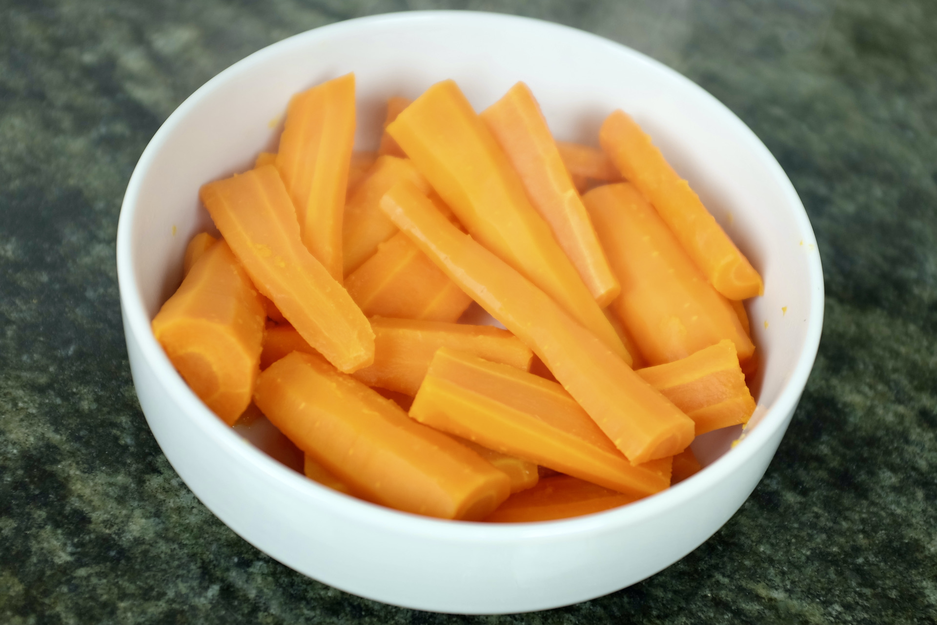 boiled carrots