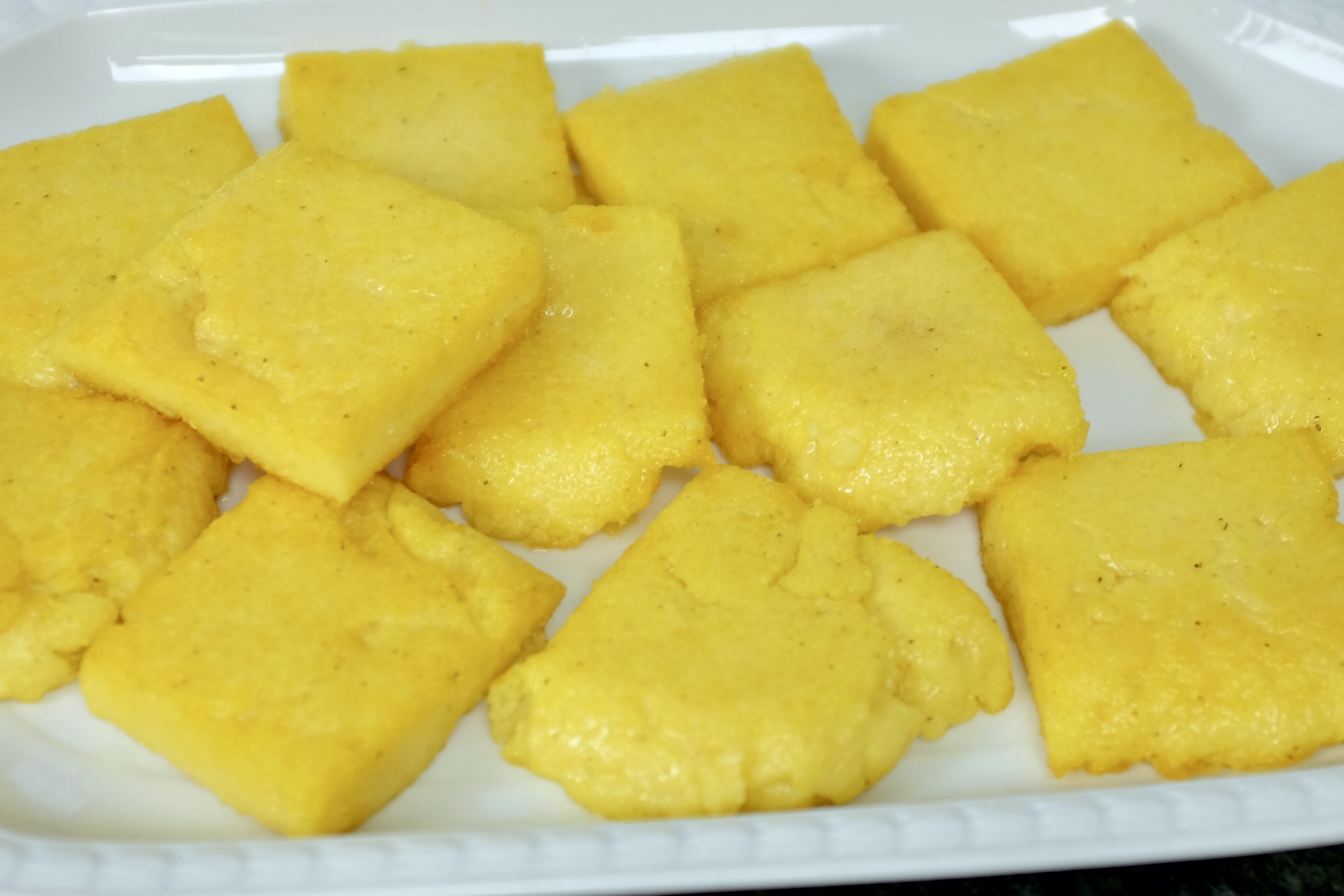 italian fried crispy polenta