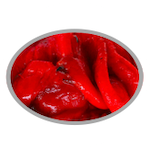 jarred roasted red bell peppers